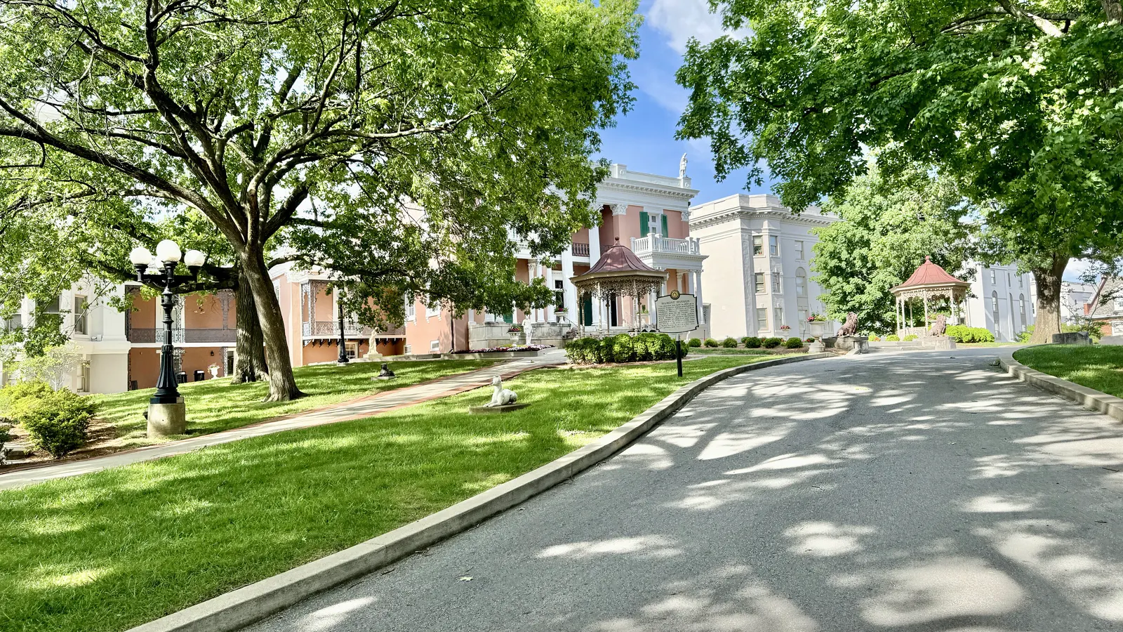 Belmont Mansion, also called Acklen Hall, on the Belmont University campus in Nashville, Tennessee