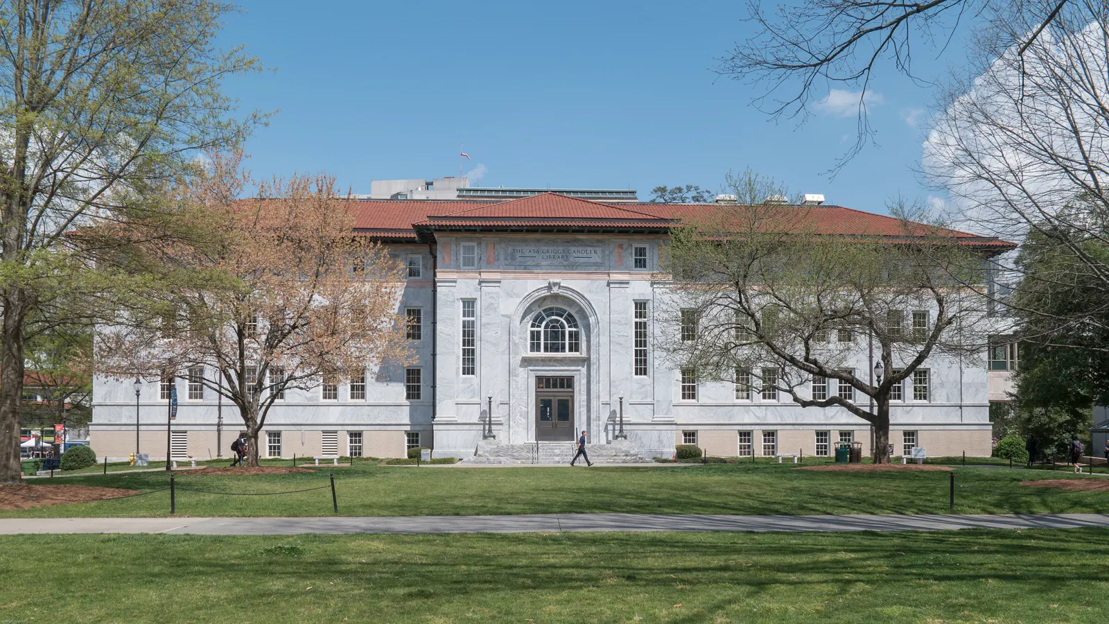 The Asa Griggs Candler Library on the Quadrangle at Emory University in Atlanta