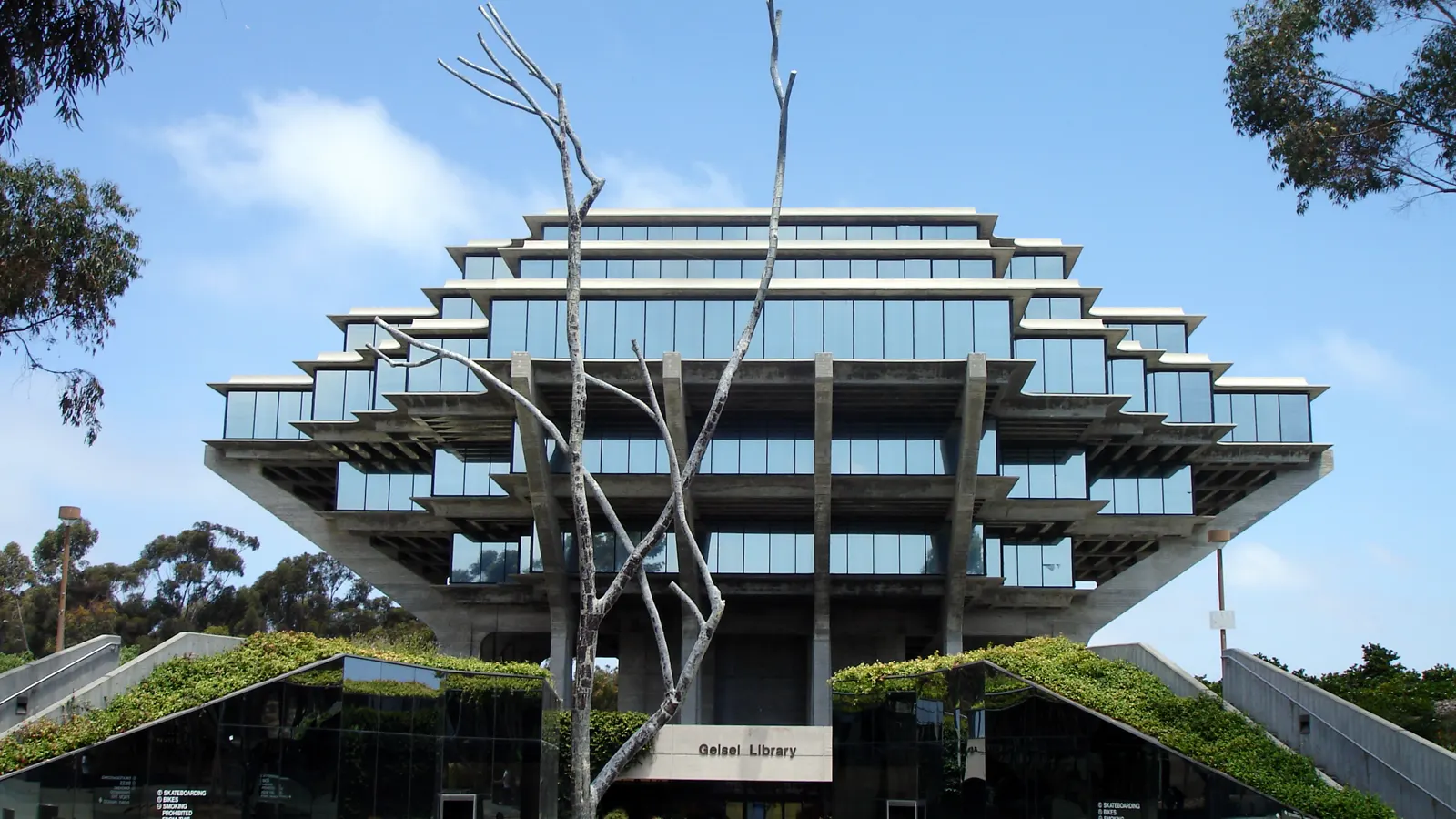Geisel Library on the UC San Diego campus in La Jolla, California