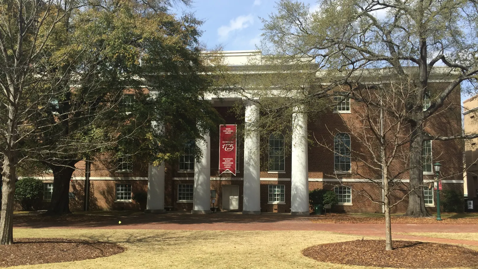 The South Caroliniana Library on the Horseshoe at the University of South Carolina in Columbia, South Carolina